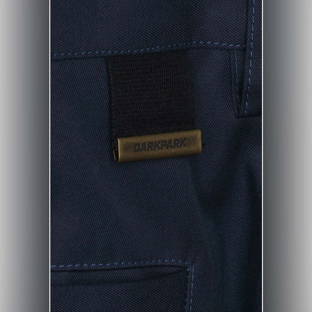 NWT DARKPARK Daniel Wide Leg Trousers in Blue Navy NEW FWRD CHAIN - Picture 4 of 14